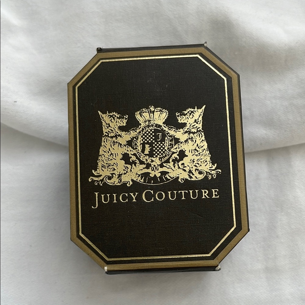 JUICY COUTURE CROWN DIAMOND EARRINGS